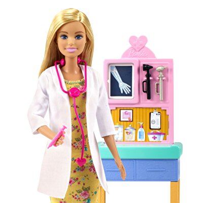 Barbie Ben Büyüyünce Oyun Seti Çocuk Doktoru Bebek GTN51