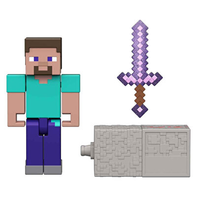 Mi̇necraft Aksesuarlı Fi̇gür Steve JJR85