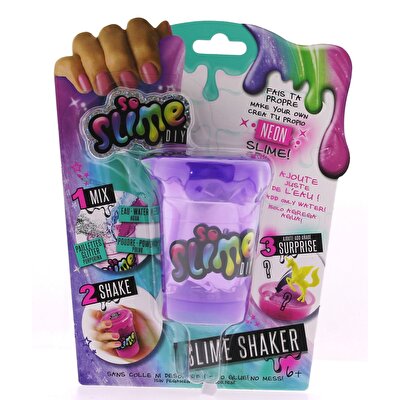 Neon Mor Slime Shaker Rainbow Tekli Paket