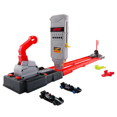 Hot Wheels Formula 1 Hızlı Başlangıç Pist Seti Ve 1:64 Ölçekli 2 Metal F1 Arabası JKM88