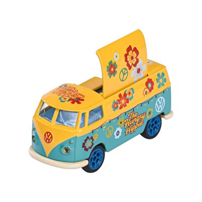 Majorette Volkswagen Deluxe Araba 1:64 Volkswagen T1 Sarı Mavi