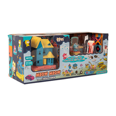 Şehir Seti Sesli Işıklı Kedili Tuvalet Seti