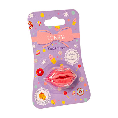 Lukky Simli Şeftali Aromalı Pembe Dudak Balm