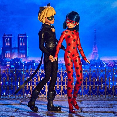 Miraculous 2’li Ladybug ve Cat Noir Bebekler 26 Cm