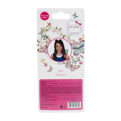 Lukky Saç Boyama Maskarası Neon Mavi