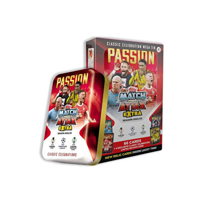 Match Attax Extra 2023 Mega Metal Kutu Futbolcu Kartları
