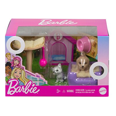 Barbie Ev Aksesuar Paketleri Köpek Temalı Oyun Seti GRG59
