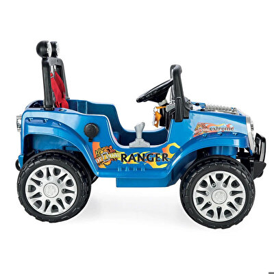 Pilsan Ranger 12 Volt Akülü Uzaktan Kumandalı Araba Metalik Mavi