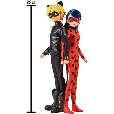 Miraculous Ladybug ve Cat Noir 2'li Paket 26 cm.
