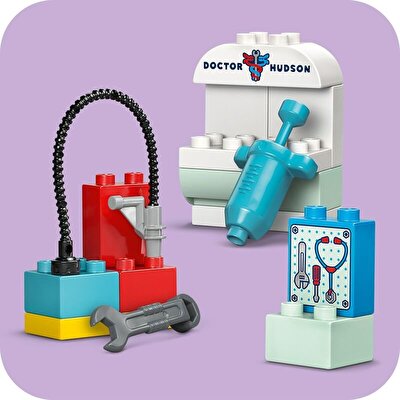 LEGO Duplo Disney ve Pixar Arabalar McQueen’in Doc’un Garajını Ziyareti 10456