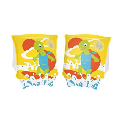 Bestway Kaplumbağa Desenli Kolluk 23x15 Cm Sarı
