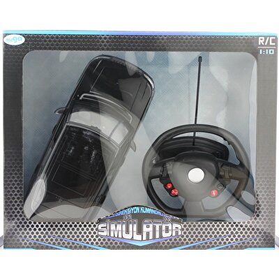 U.K. R/C 1:10 Şarjlı Siyah Simülatör Kumandalı Araba