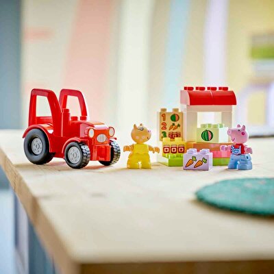 LEGO DUPLO Peppa Pig Traktör ve Pazar 10468
