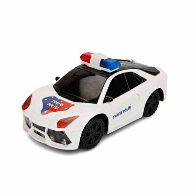 Kutulu Sesli Müzikli Trafik Polis Arabası