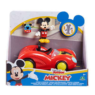Mickey Figür ve Aracı Araba Temalı