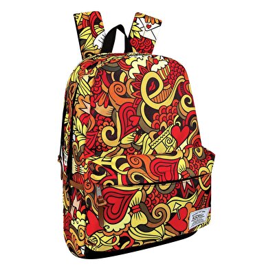 Kaukko Çiçekli Sırt Çantası 45004
