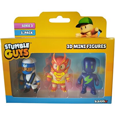 Stumble Guys 3'lü Mini Figür Seti 5 S3 40023