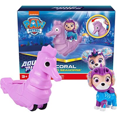 Paw Patrol Aqua Pups Rocky Sawfi̇sh Coral And Seahorse
