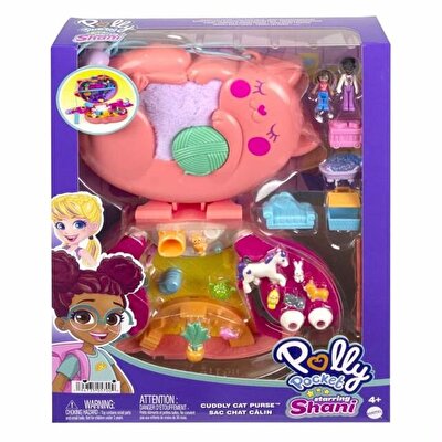 Polly Pocket Çanta Olabilen Micro Oyun Setleri Cuddy Cat HGT16