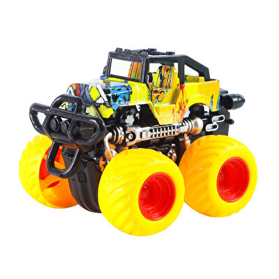 Dev Sarı Tekerli Minik Araç