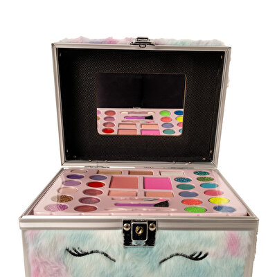 Lukky Kedili Peluş Makyaj Çantası