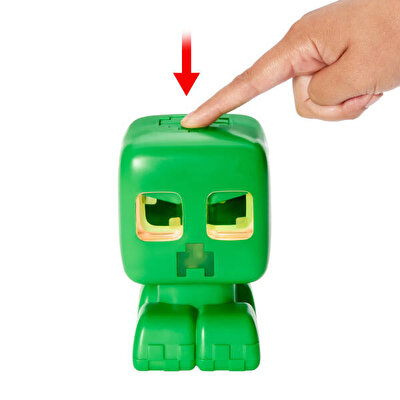 Minecraft Sesli ve Işıklı Evcil Creeper Figürü JGX49