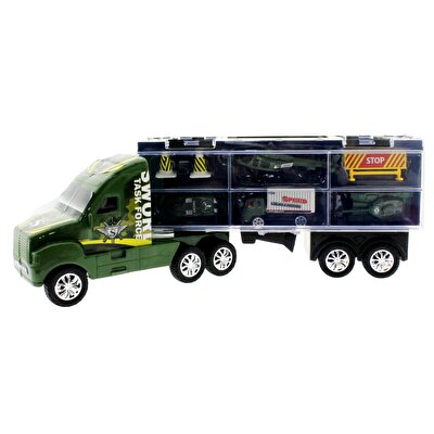 Taşınabilir Die Cast Metal Araçlı Askeri Kamyon BA 139D