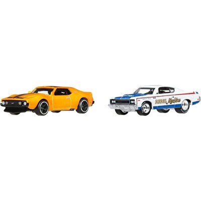 Hot Wheels 2'li̇ Premi̇um Araba Seti̇ 71 AMC Javelin & AMC Rebel Machine JBL06