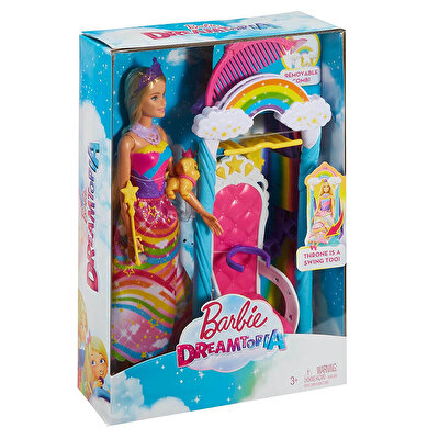 Barbie Dreamtopia Gökkuşağı Prensesi ve Salıncağı