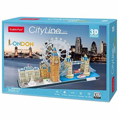 Cubic Fun London 107 Parça 3D Puzzle