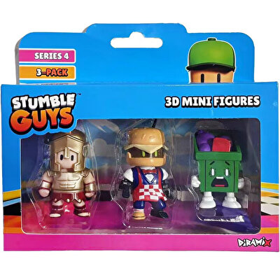 Stumble Guys 3'lü Mini Figür S4 Set 2