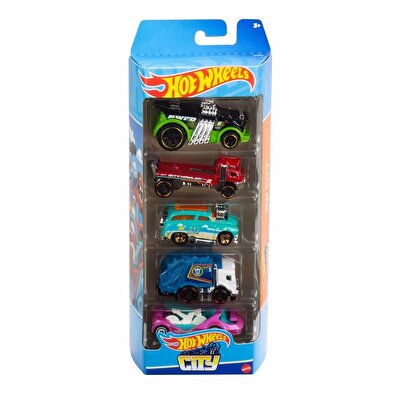 Hot Wheels Beşli Araba Seti Hw City HFV89