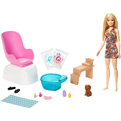 Barbie Sağlıklı Tırnak Bakım Oyun Seti GHN07