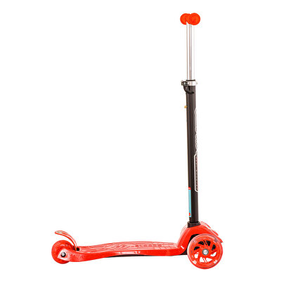 Maxi Işıklı Scooter Kırmızı
