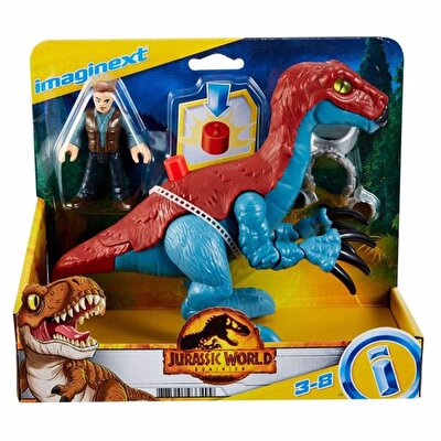 Imaginext Jurassic World Araçlar Therizinosaurus ve Owen GVV63