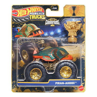 Hot Wheels Monster Trucks Arabalar Trophy Champions Piran-Ahhhh JMV70