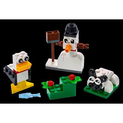 LEGO Classic Yaratıcı Beyaz Yapım Parçaları 11012