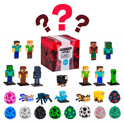 Minecraft Capsule Sürpriz Figür Kırmızı