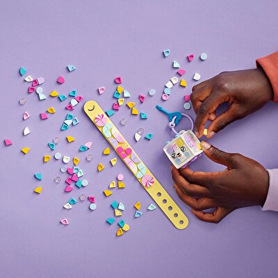 LEGO® Dots Şeker Kedicik Bileklik ve Çanta Süsü 41944