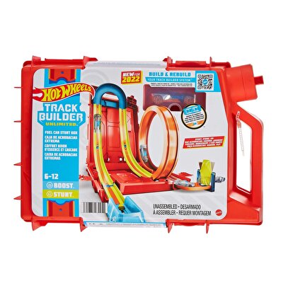 Hot Wheels Track Builder Benzin Bidonu Akrobasi Seti HDX78