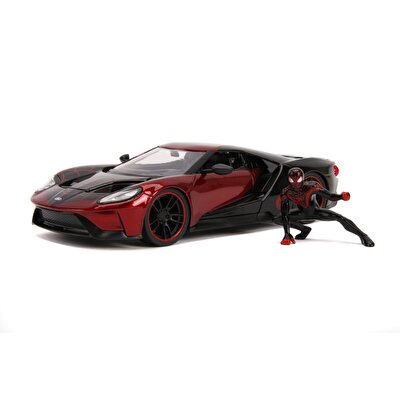 Jada Marvel's Spider-Man: Miles Morales 2017 Ford GT Araç ve Figür