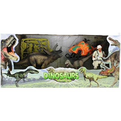 Dinozor Avcısı Helikopter ve Figür Oyun Seti