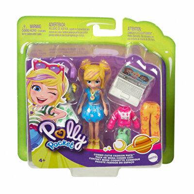 Polly Pocket ve Moda Aksesuarları Seti Bilgisayarlı Bebek GNG73