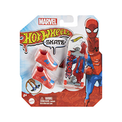 Hot Wheels Skate Parmak Kaykay ve Ayakkabı Spider Man HNL77