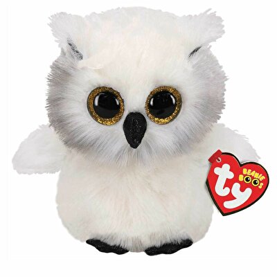 Ty Beanie Boos Snowy Beyaz Baykuş Peluş 15 cm.