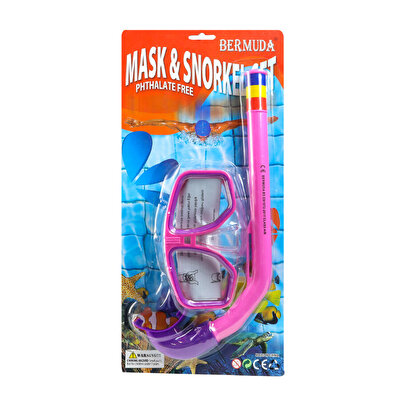 Maske Şnorkel Set Pembe