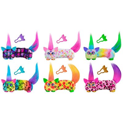 Sesli Dj Furby Furblets İnteraktif Peluş Rain-Bow-Kat G1783