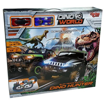 1:43 Ölçekli Dinozor Dünyası Yarış Seti