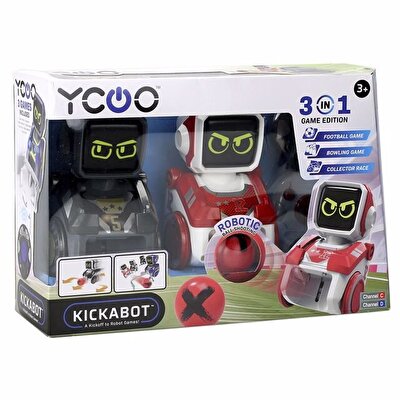 Silverlit Kickabot İkili Set Siyah Beyaz