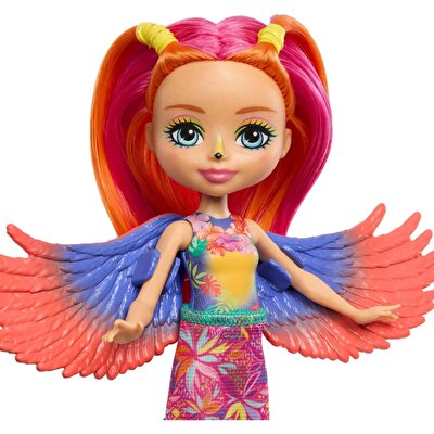 Enchantimals Popüler Karakter Bebekler Trippi Toucan ve Canopy HRX83